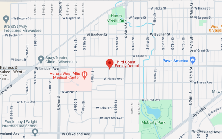 Google Map image of Third Coast Family Dental location